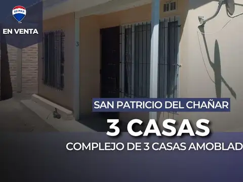 EN VENTA I COMPLEJO 3 CASAS | CHAÑAR