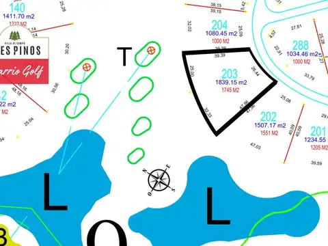 Terreno en Venta de 1839,0 m2