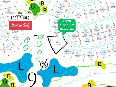 Terreno en Venta en Los Tres Pinos, USD 35.000