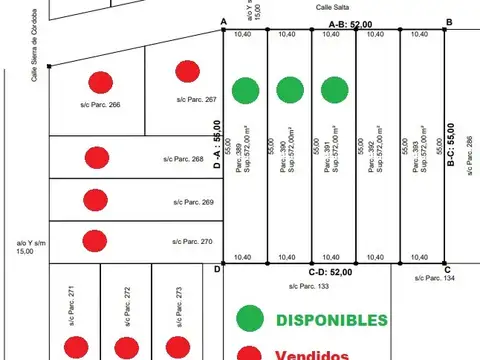 Terreno en Venta en San Javier, USD 28.600