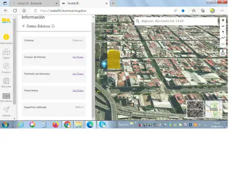 Terreno en Venta 7,30  mts Frente