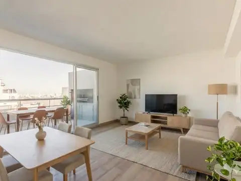 Piso completo. 4 Amb. A Estrenar. Balcón Terraza con Parrilla. Cochera. Villa del Parque