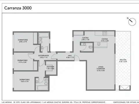 Departamento en Venta de 4 ambientes