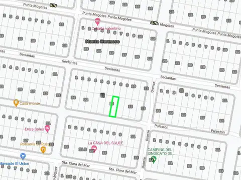 Terreno en Venta 11  mts Frente