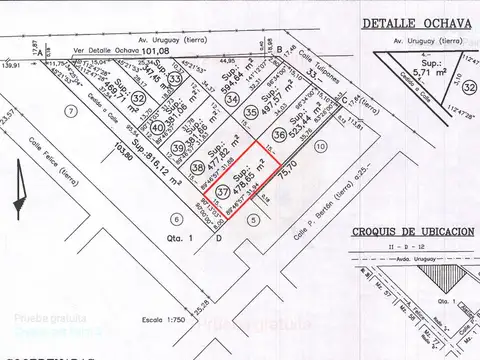 Terreno en Venta en Santa Rosa, USD 26.000
