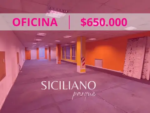 Oficina - San Nicolás - En piso c/planta libre a mts del Obelisco - 236m²