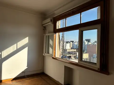 3 ambientes + recepción super luminoso Piso 10