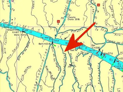 Terreno en Venta en Arroyo Carapachay, USD 38.000