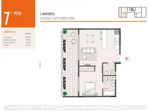 Arregui al 2900 - 7 A