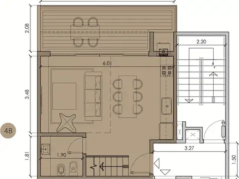 Departamento en Venta en La Lucila, USD 320.000