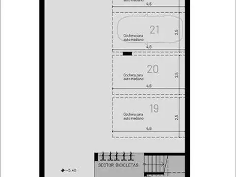 Cochera en zona centro