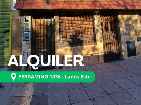 Departamento tipo casa en alquiler en Lanus Este