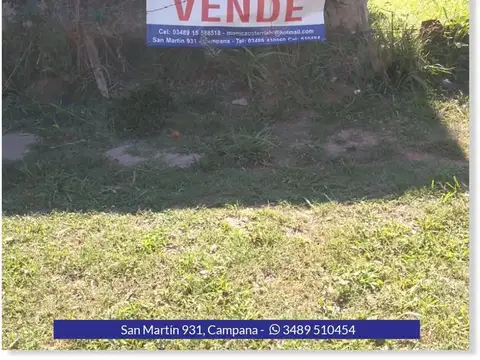 Terreno en Venta en Campana, USD 40.000
