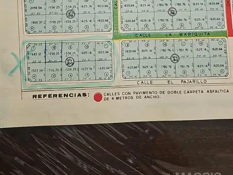 Terreno en Venta de 1556,0 m2