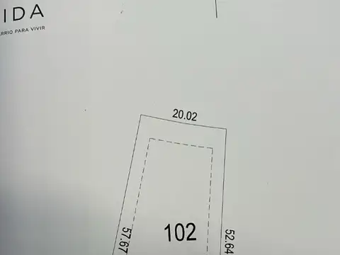 Terreno en Venta 60  mts Fondo