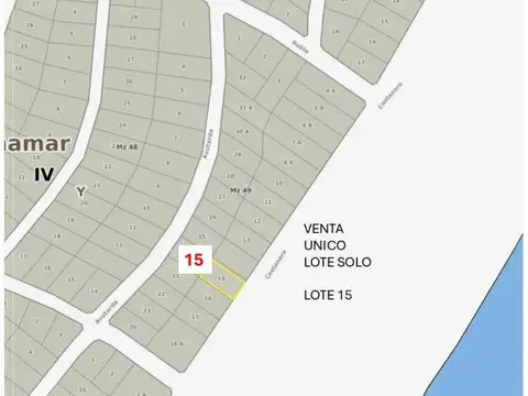 Terreno en Venta en Carilo, USD 480.000