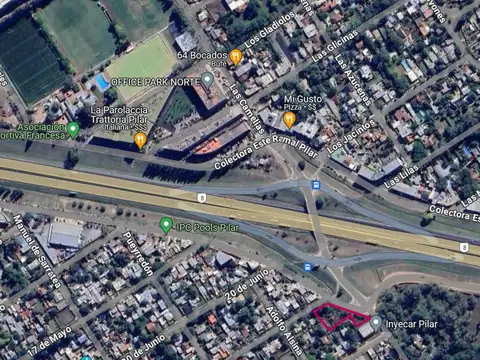 Terreno en Venta Colectora Oeste, Acceso Norte, Panamericana ramal Pilar km42.5, Del Viso