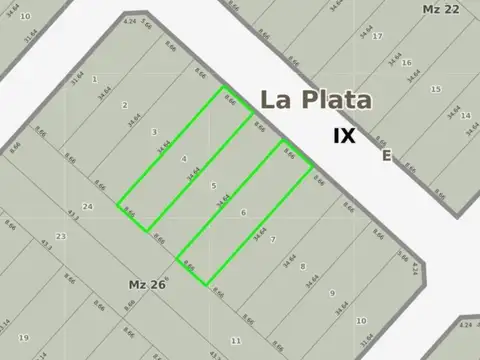 Terreno en Venta de 299,0 m2