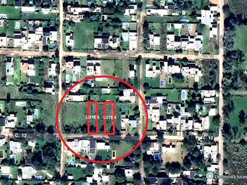 Terreno en Venta 8  mts Frente