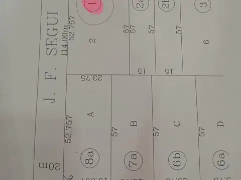 Segui esquina Fader, Benavidez