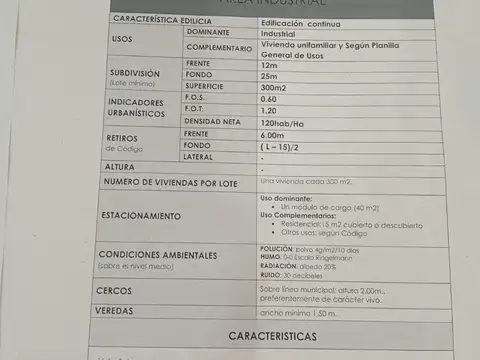 Terreno en Venta en Benavidez, USD 348.000