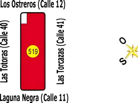 29 Lotes: Los Ostreros, Las Torcazas, Laguna Negra Y Las Totoras - La Esmeralda - B556