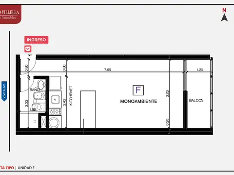 Departamento en Alquiler al Oeste