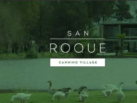LOTE EN VENTA - BARRIO SAN ROQUE  - CANNING/ SAN VICENTE