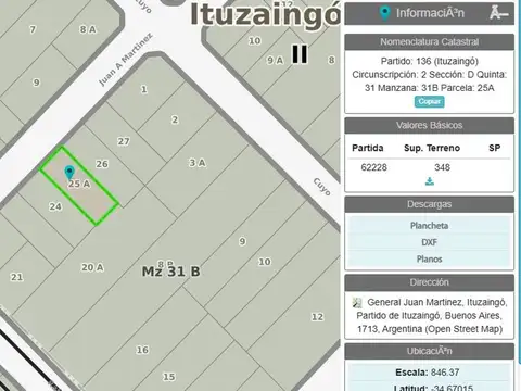 General Juan Martinez y cuyo