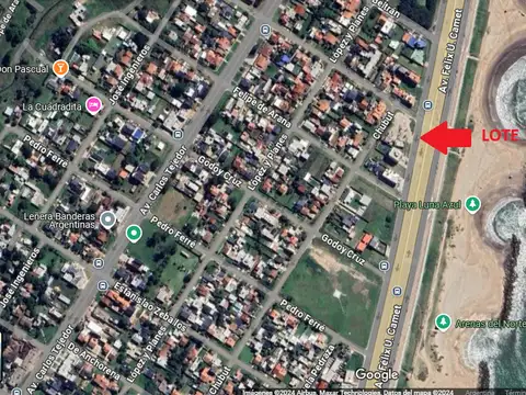 Venta Terreno / Lote de 1590m2. Zona Comercial, Parque Camet