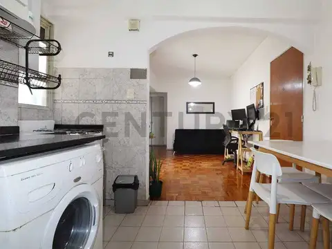 Departamento 2 ambientes con 1 baño