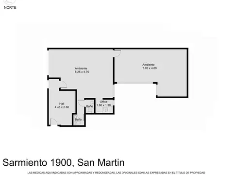 Departamento en Venta de 2 ambientes