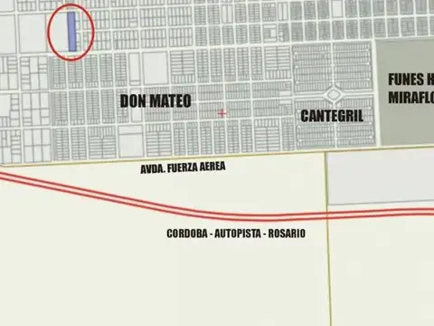 Terrenos en venta en nuevo loteo Funes . Frente a Don Mateo 