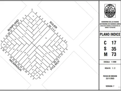 Terreno en Venta en Palermo Hollywood, USD 625.000