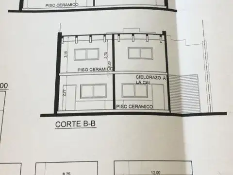 Casa 3 ambientes con 1 baño