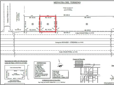 Autopista Rosario - Córdoba (SAN JERONIMO SUD)