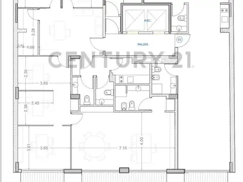 Oficina en Venta con 3 cocheras