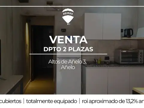 VENTA DEPARTAMENTO 1 DORMITORIO AÑELO NEUQUÉN