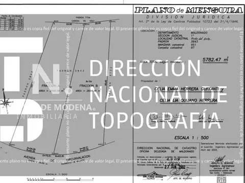 Terreno de gran superficie sobre la cancha de Golf