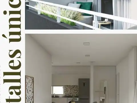 Departamento Monoambiente con 1 baño