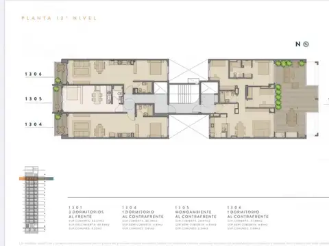 Departamento 4 ambientes con 2 baños