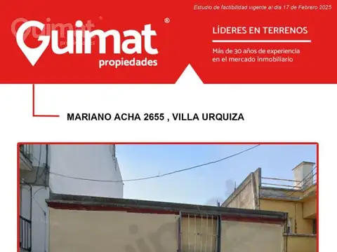 Mariano Acha al 2600