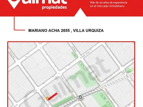 Terreno en Venta en Villa Urquiza, USD 380.000