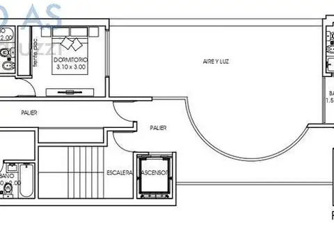Departamento en Venta en Abasto, USD 53.600