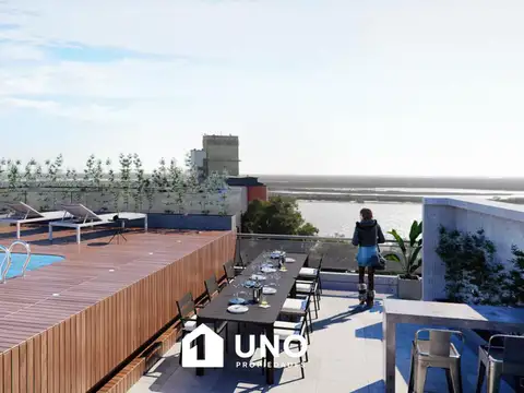 Departamento 2 ambientes con 1 baño