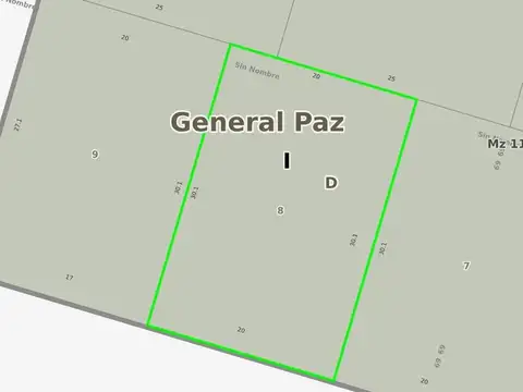 Terreno en Venta de 602,0 m2