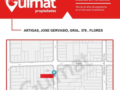 Terreno en Venta en Flores, USD 330.000