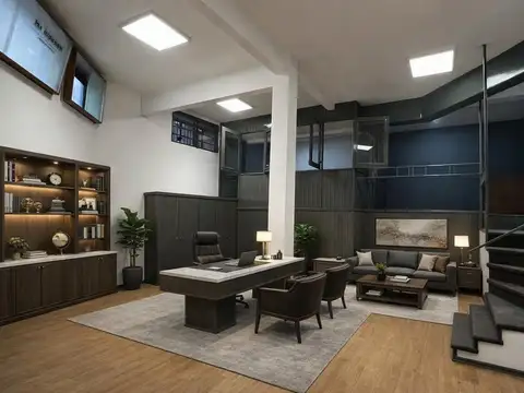 Permuta / Venta oficina de 68 m2 y doble altura, San Martin y Urquiza. Centro. Alquilada en $363.500