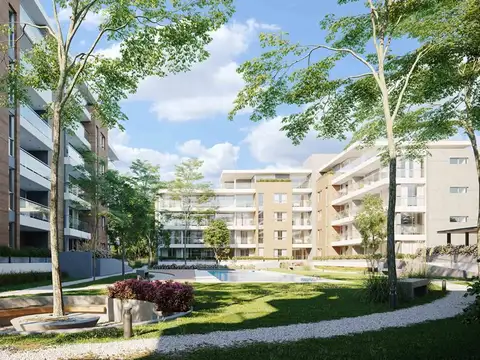 Departamento 2 ambientes con 2 baños