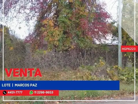 Terreno - Venta - Argentina, Marcos Paz - Av. Moreno 1200